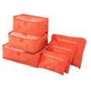 Custom Travel Organizer Bags 4-Compartment 6-Piece Set for Suitcase Packing Clothes Pants Storage Cubes