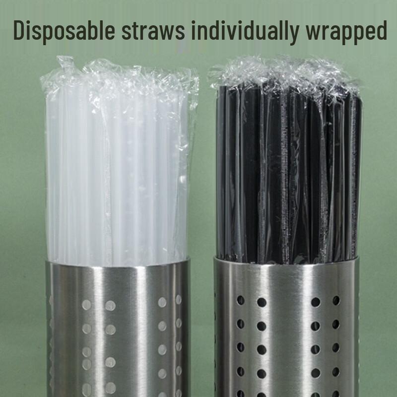 Transparent Bendable Thick Bubble Tea Straws