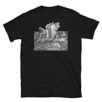 HOLY VISIONS, AS THE ANGELS WATCH ME DIE, Historical Art, Printed Unisex T-Shirt