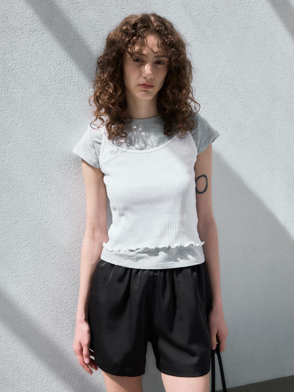 Nowood Wave Sleeveless (Ivory) Free