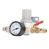  Compressor Pressure Regulator 1/4 Inch NPT  Pressure Regulator with 0‑1MPa Gauge for Pneumati