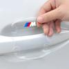 4Pcs M LOGO Car Door Handle Protector Sticker Auto Styling For BMW X7 X3 X4 X5 X6 3 4 5 6 7 Series Z4 M M3 M5 M6 E38 E39 E46 E53 E60 E61 E64 E70