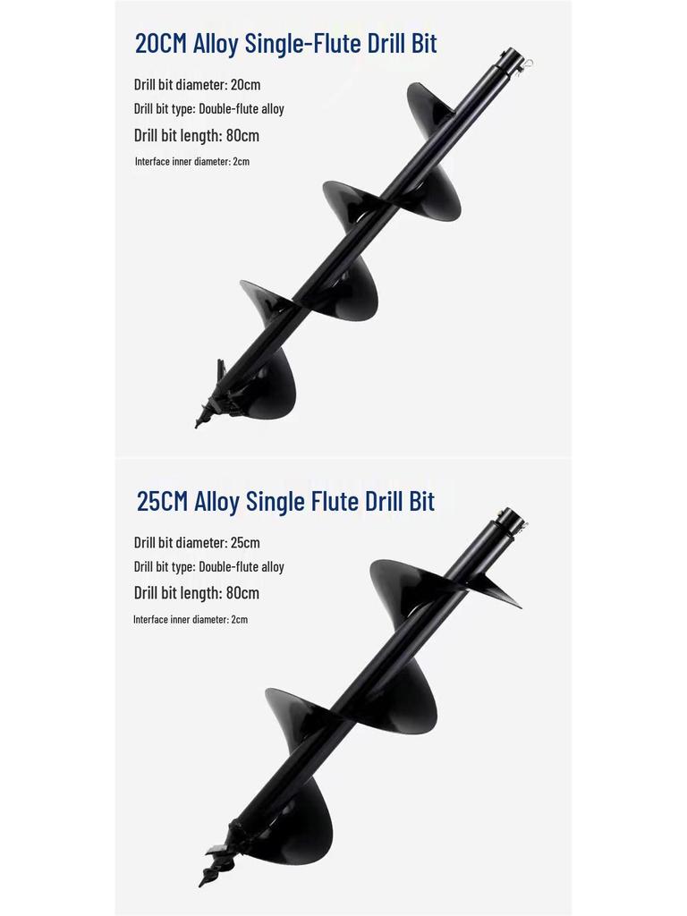 Wiertnica i wiertarka elektryczna do ziemi: Spalinowa wiertnica do dołków na paliki i słupki do szklarni