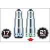 Tajima TSK-T1924-6K Heavy-Duty Double Socket for Impact Drivers, 19 x 24mm, 6-Point, 1 Piece