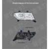 Jiefang Long VH 2.0 Headlight Assembly for HanV HanWei Longwei Heavy Truck