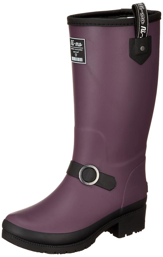 Rain Shoes NM WJ010R Girls Purple Cm 2E [Moonstar] 19.0