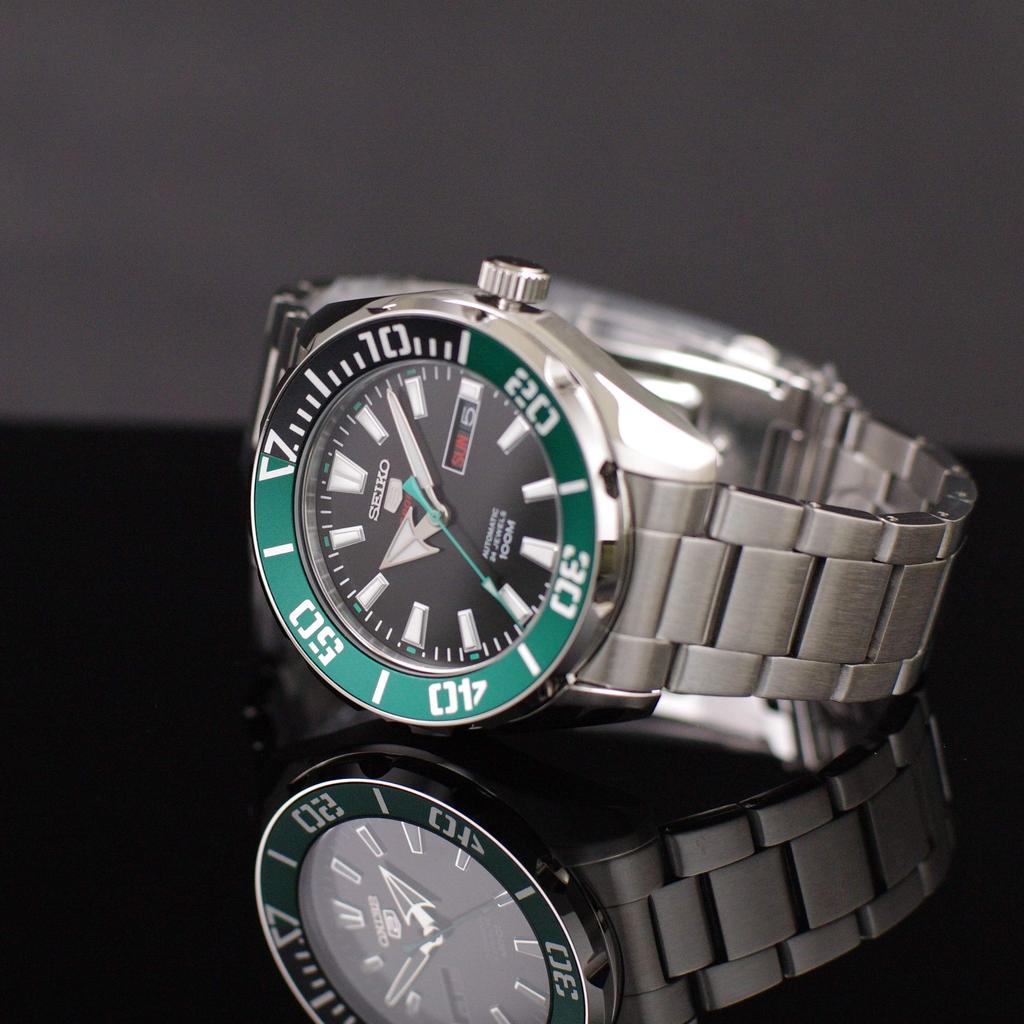 Seiko 5 Sports Automatic Wristwatch SRPC53K1 100M Water Resistant Men's