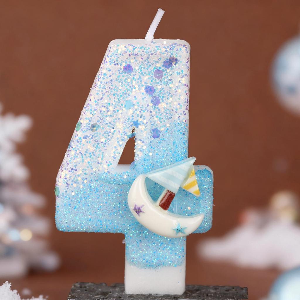 Smooth Sailing DIY Digital Candles with Boat Decorations for Celebrations