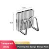 Acrylic Sink Sponge Holder Adhesive Sink Caddy Organizer Rack Storage Hook for Sponges Brushes Chopping Board Kitchen Accessorie
