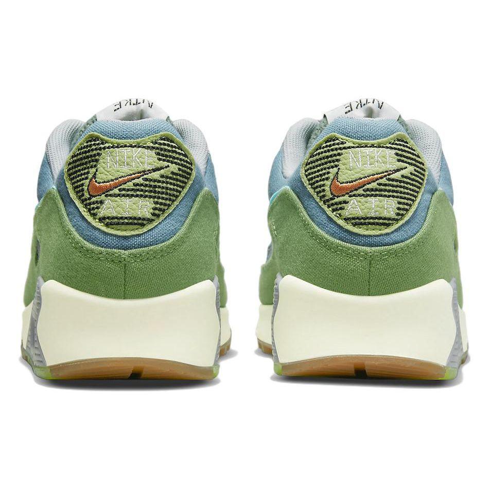 Nike Air Max 90 SE Sun Club - Worn Blue Treeline Men Sneakers Multi-Color Wolf-Grey Copa DM0036-400