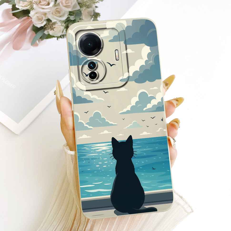 For vivo S15e 5G V2190A Case Cartoon Full Protection Silicone Back Cover For Vivo S15e VIVO S15E 5G 6.44" Phone Cases Shockproof