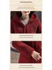 Hooded Fleece-Lined Cotton Jacket for Middle-aged & Elderly Women - Stylish Winter Collection