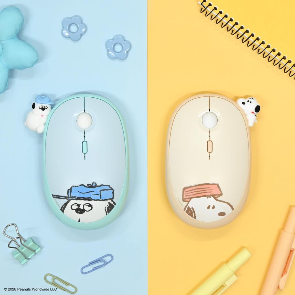 Gourmandise Peanuts Snoopy Bluetooth Mouse Olaf SNGG-197B