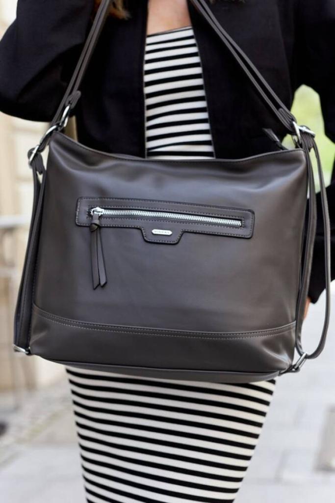A Spacious Women's Handbag Made of Eco-leather - Rovicky