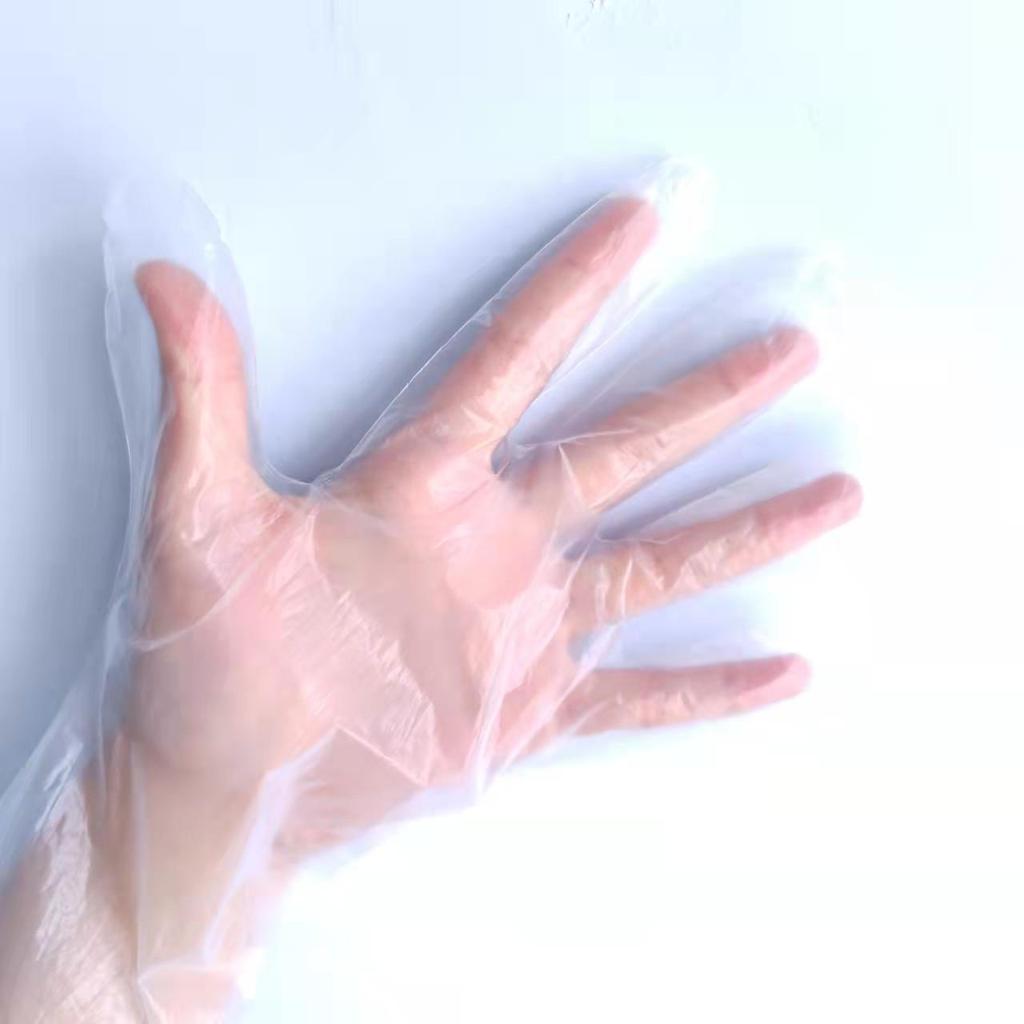 Transparent Disposable PVC Gloves - Powder-Free, Food Safe, Thickened for Household and Kitchen Use