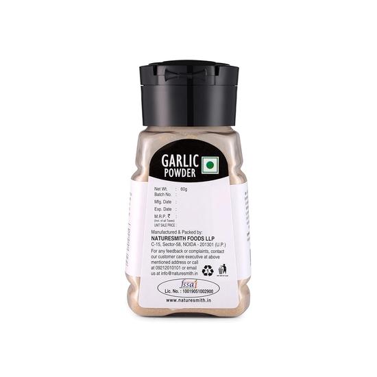 NATURESMITH Garlic POWDER-60g || Ready To USE Sprinkler JAR ||