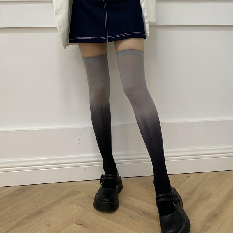 Gradient Candy Color Slimming Pantyhose - Trendy Summer Stockings for a Flattering Look