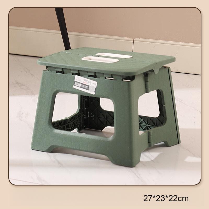 Portable Folding Stool for Outdoor Activities - Thickened Plastic, Lightweight Design