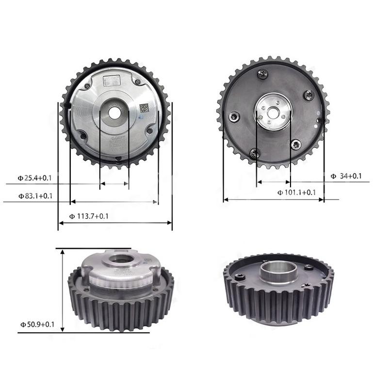 0805H8 9654903780 For Peugeot508 307 407 408Citroen C4(B7) C5(X7) C4 Picasso 2.0/2.3 Engine Intake Variable Timing Gear Camshaft