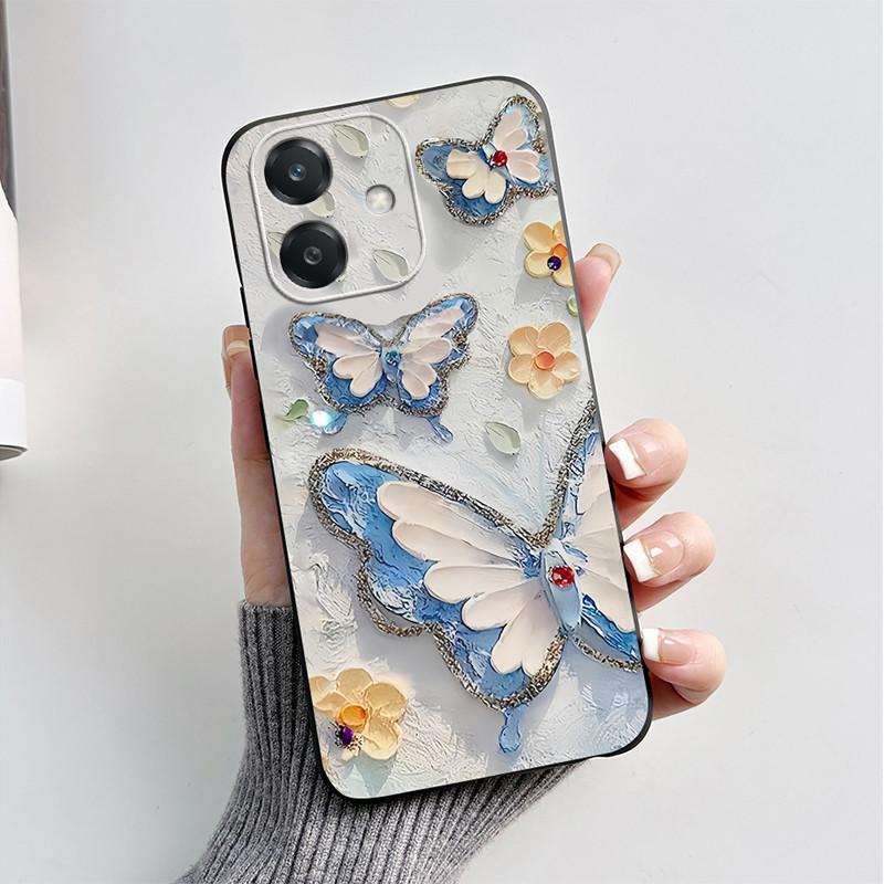 For Oppo A40 Case CPH2669 Cute Cartoon Cat Fox Painted Cover Soft Silicone Phone Case For Oppo A40M A 40 OppoA40 Fundas Bumper