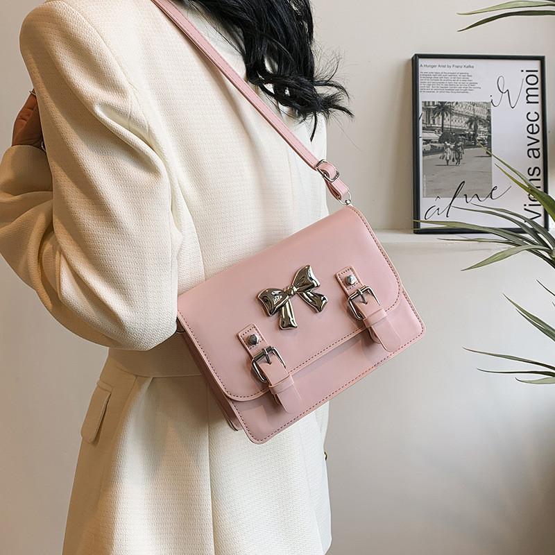 Chic And Simple 2024 Spring Pu Crossbody Bag Stylish Small Square Bag For Women