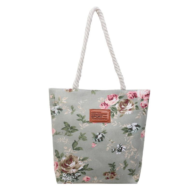 New Fresh Style Tote Bag for Women, Large Capacity Casual Shoulder Handbag, Commuter and Shopping Bag with Zipper