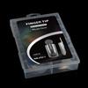 140Pcs Sandwich Nail Dual Forms Reusable Mixed 14 Size Short Oval Square Top & Bottom Nail Mold For Builder Extension