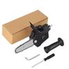 Electric Drill to Chainsaw Conversion Bracket for 4-inch and 6-inch Handheld Woodworking