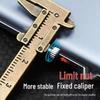 Mini Portable Vernier Caliper Keychain: Zinc Alloy Measuring Tool Pendant