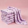 Lilac Coral Velvet Rags: Slub Velvet Absorbent Dishcloth, Thickened Cationic Cleaning Cloth, Kitchen Lazy Rags