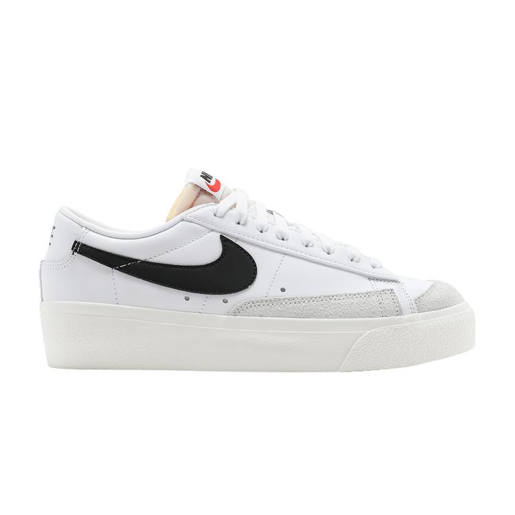 Nike Blazer Low Platform Balts Melns