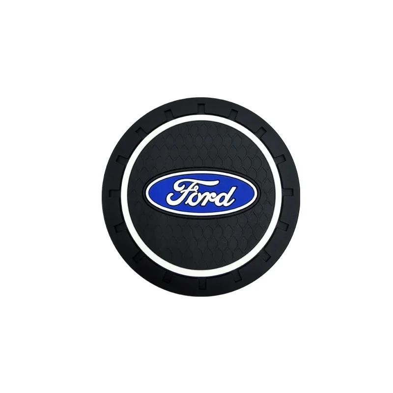 

Car Sticker Non-slip Car Coaster Car Water Cup Pad Mat Bottle Holder For Ford Escape Kuga Mondeo Ecosport Fiesta Focus 2 3 MK1 M