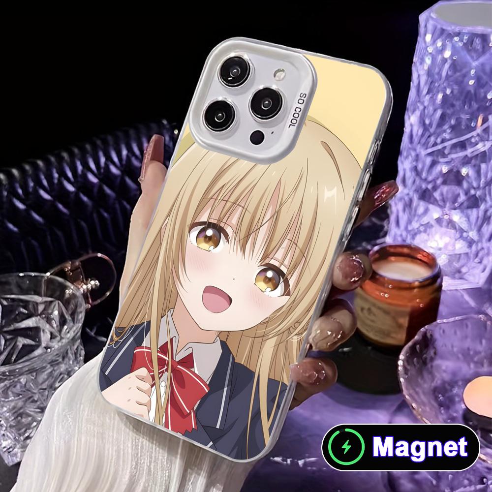 Angel Mahiru Shina Phone Case for iPhone 17 16 15 14 13 12 11 X XR XS Air Pro Max Plus Colorful Silver MagSafe Cover