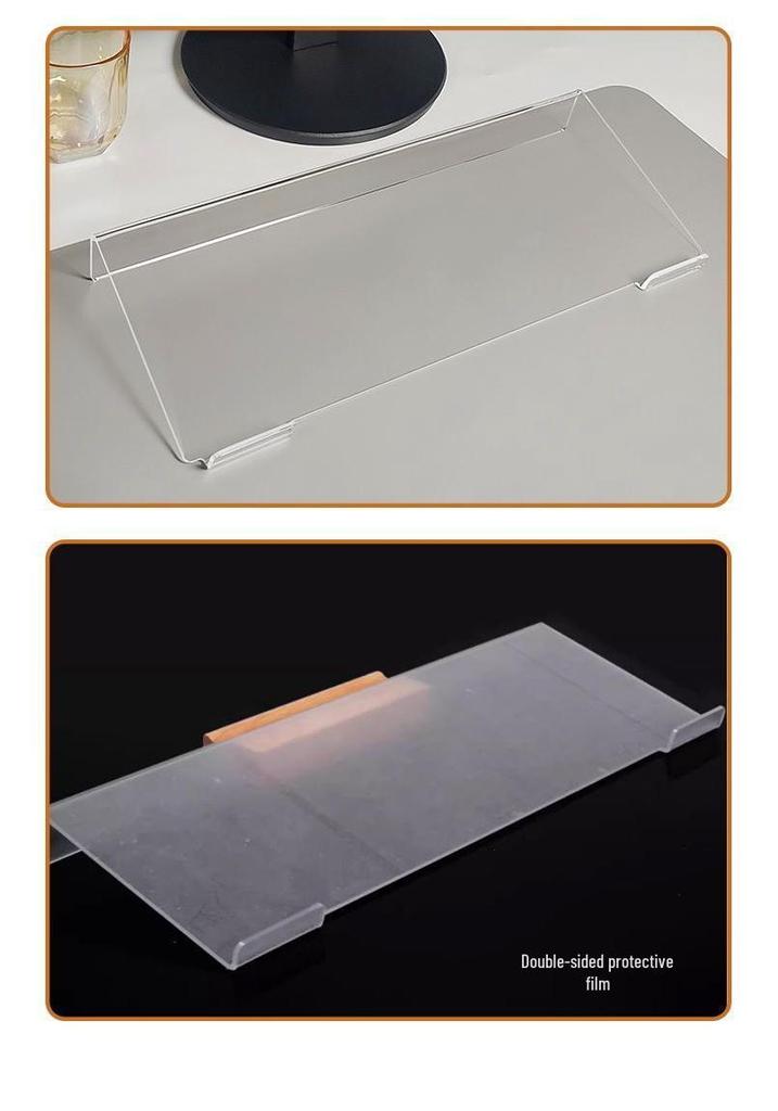Acrylic Multi-Use Display Stand: Keyboard, Tablet, Magazine, Book, and Phone Holder