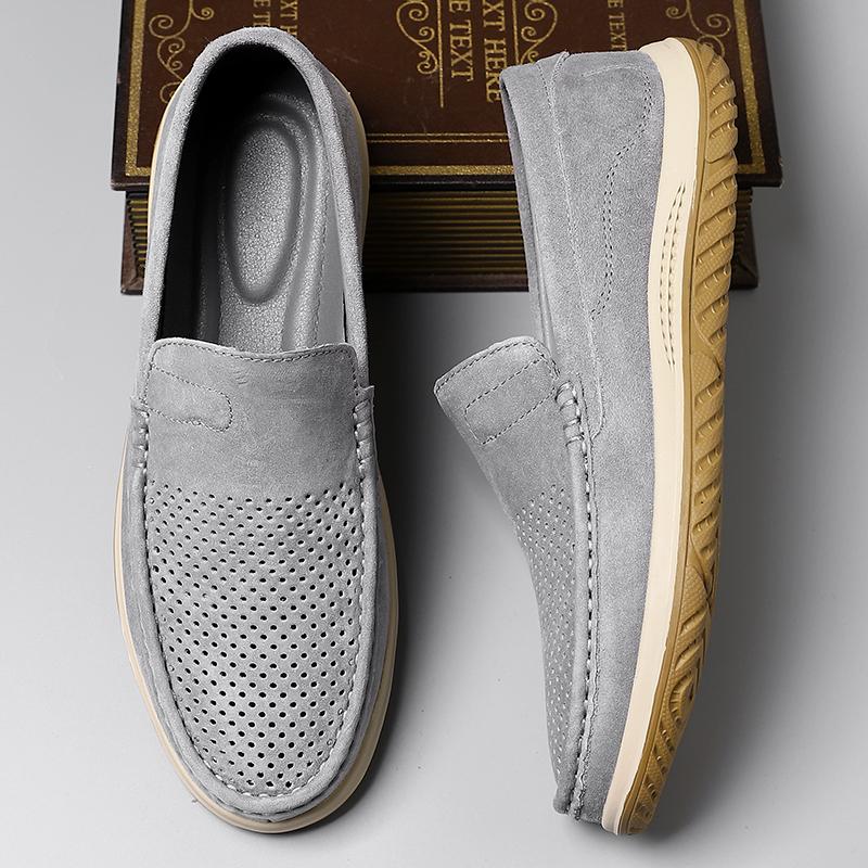 Golden Sapling Summer Loafers Genuine Leather Men's Casual Shoes Leisure Party Flats Classics Men Driving Shoe Platform Footwear