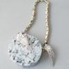 New Fashion Brand Woman Handbag Accessory Chains Detachable Floral Print Gold Silver Metal Silk Shoulder Strap Women DIY Chain Bag Handles
