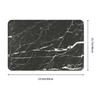 Black Rose Gold Marble Crackles Doormat Non-Slip Bathroom Kitchen Mat Toilet Floor Door Entrance Carpet Rug