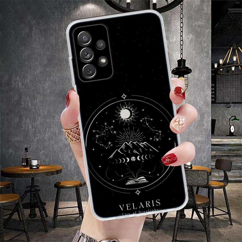 A Court of Mist Fury Sarah J Maas Soft Phone Case For Samsung Galaxy A13 A14 A15 A16 A17 A53 A54 A55 A56 A57 A33 A34 A35 A36 A37