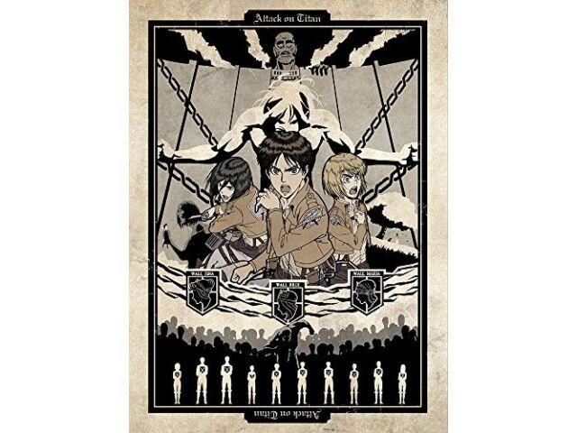 Attack On Titan Season 1 Blu-ray Box Manga Booklet PCXG-60081 Animation NEW