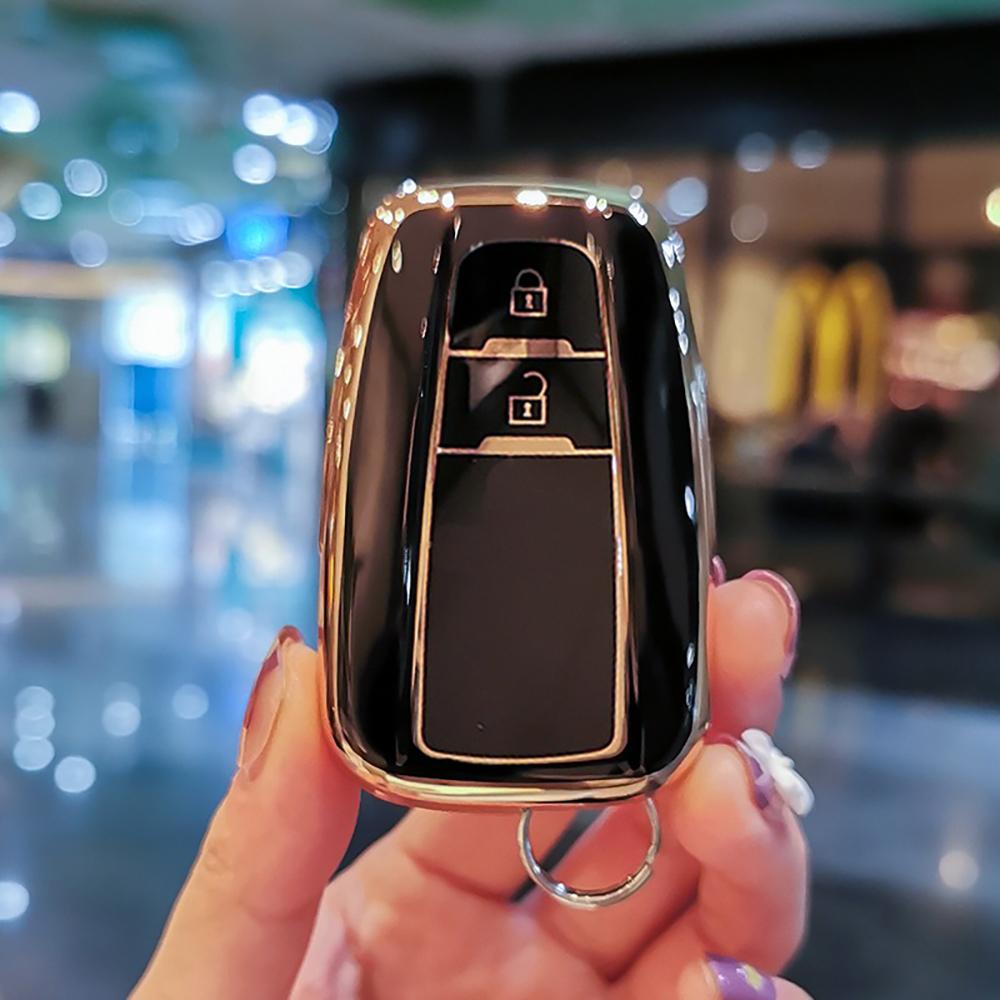 Fashion Tpu Car Remote Key Case Cover Shell Fob For Toyota Corolla Prius Camry Chr C-Hr Rav4 Altis Land Cruiser Prado Keyless