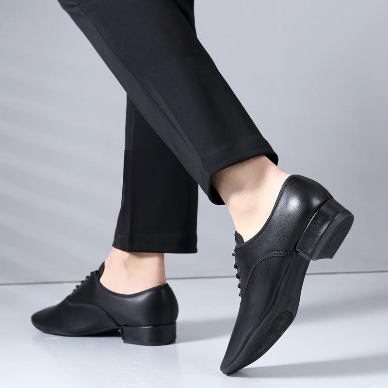 Men's Modern Soft Sole Latin Dance Shoes - Adult Square and Standard Dance Footwear