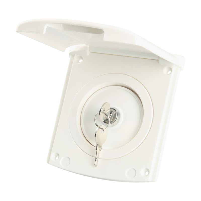 Universal Motorhomes Water Fill Port Flip Top Lid High Capacity Design Durability UV Protected ABS Suitable For Campers