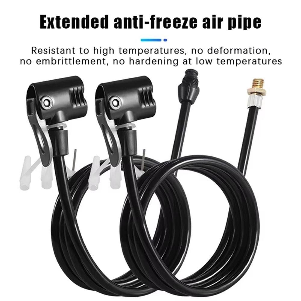 80/120CM Tire Inflator Nozzles Universal Air Pump Connector Air Pump Hose  Bike Pump Accessories
