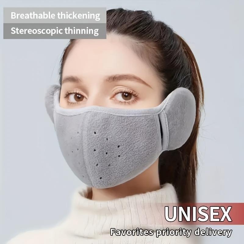 Winter Elektrisches Fahrrad Ohrenschützer Winddichte Gesichtsmaske Herren Verdicktes Winter Anti-Frost Stirnband Nackenschal Atmungsaktive Warme Maske