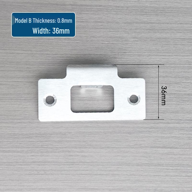 Stainless Steel Anti-Collision Bathroom Door Lock Guide Plate