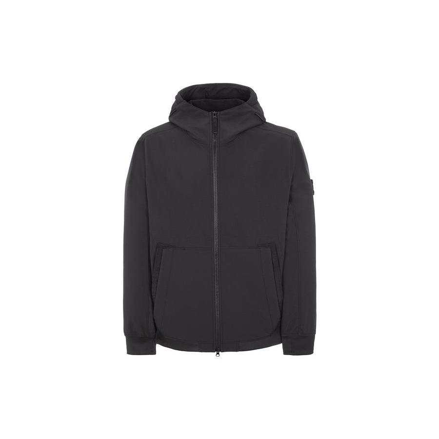 STONE ISLAND LIGHT SOFT SHELL R Jackets & Coats Men's Black 7715Q0122-V0029