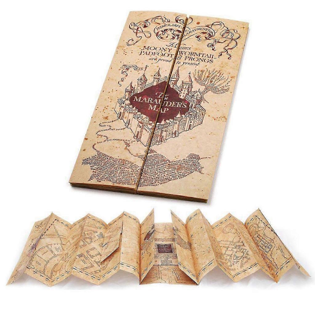 Harry Potter Marauders Map,hogwarts Wizarding World Collection Gift For Fans And Kids