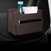 Leather Material Car Trash Bin Leatherette Material Car Door Storage Box  Car Storage