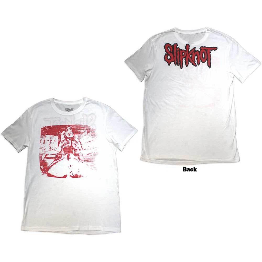 Slipknot Unisex T-Shirt: Chair Graphic (Back Print) (Medium) M