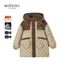 Royal Childhood Boys' Maillard Colorblock Hooded Down Jacket